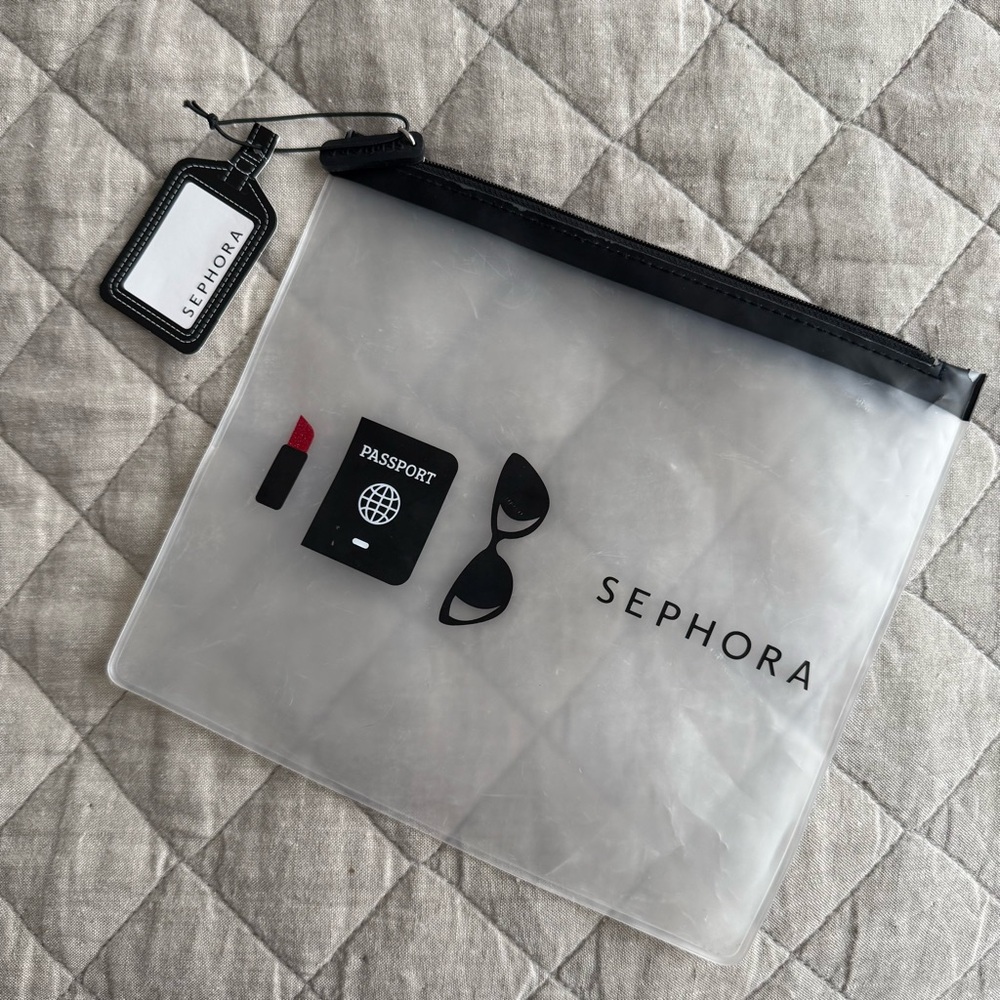 Sephora | Frosted Clear Travel Pouch